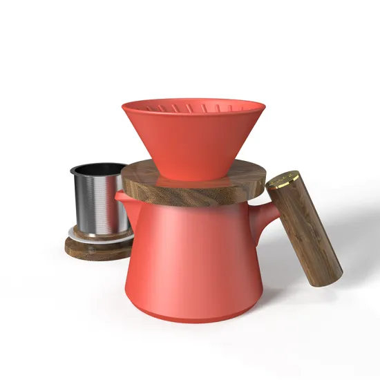 DHPO High-End Porcelain Coffee Dripper Maker - Multi Tool Dripper Coffee Brewer