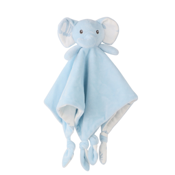 Handmade Newborn Custom Baby Comforter: Sleeping Elephant Toy & Security Blanket