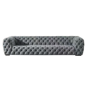 Modern Chesterfield Style Sofa Designs for Wooden Living Rooms
