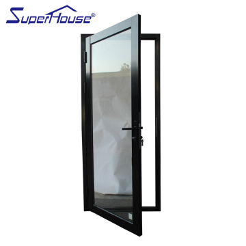 Miami NOA Approved Hurricane Proof Triple Glazed Aluminium Hinged Doors for Patio