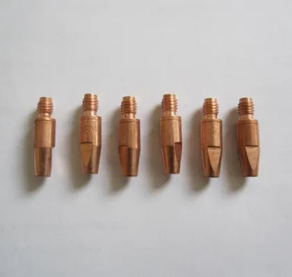 Ceramic welding contact tips
