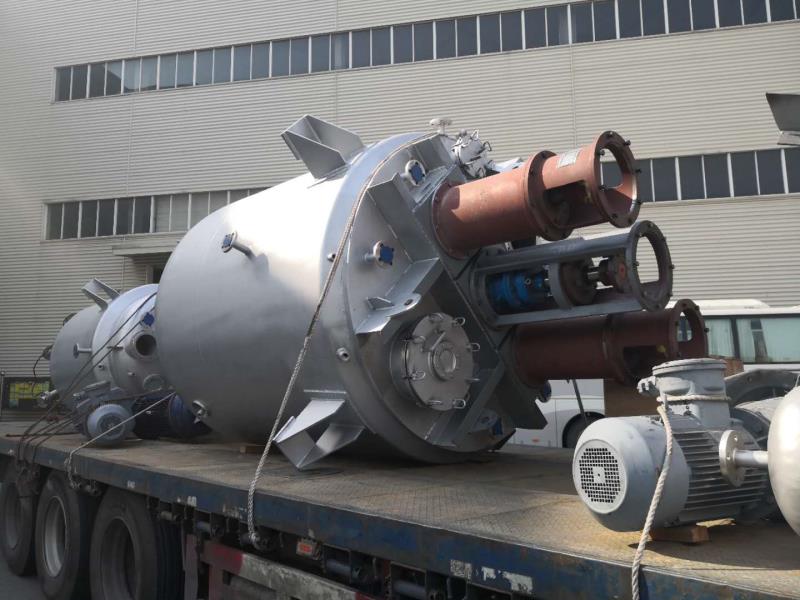 spiral half pipe coil heating jacket reactor