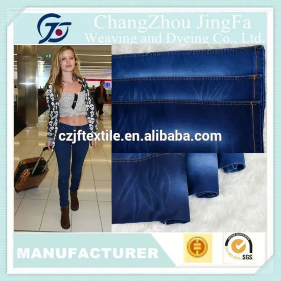JF-V1091 china supplier for dyed denim fabric for girls jacket