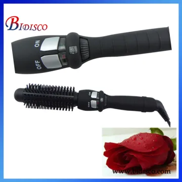 led display Hot Brush Curling Iron comb curling iron 220V 45W