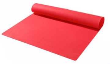 Silicone baking sheet with scale