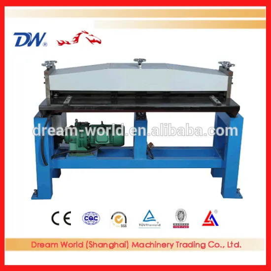 Most popular grooving machine for duct making