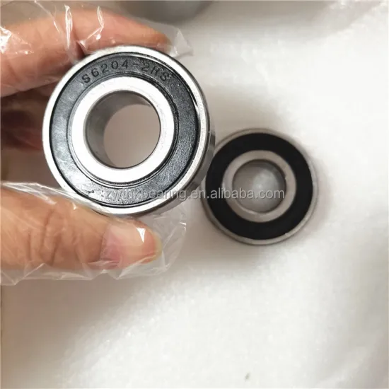 Stainless Steel Deep Groove Ball Bearings SS6202-ZZ SS6204-2RS SS6202-2Z S6202 SS6202