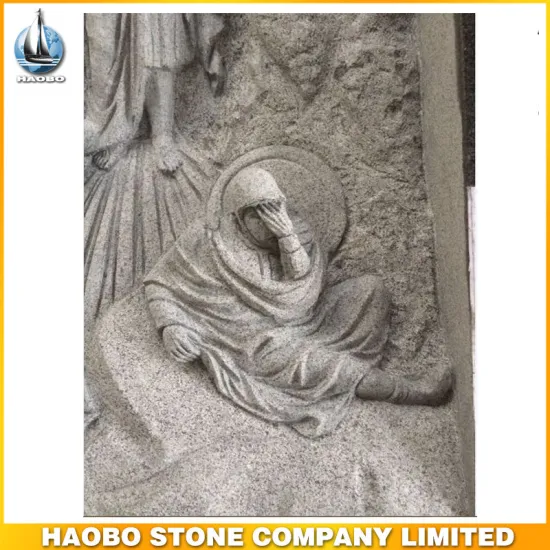 Light grey engraving with human