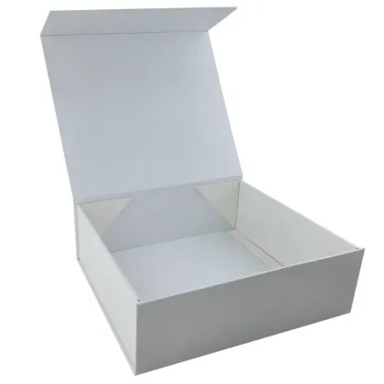 Printed  luxury apparel boxes white gift box