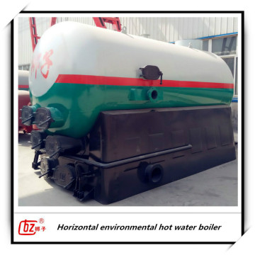 Horizontal environmental coal / wood / biomass/ pellet fired hot water boiler for bath, heating and tea