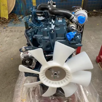 Genuine Kubota V2607-V2607-T Complete Engine Assembly