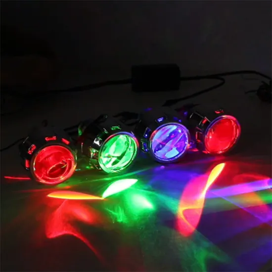 Super Bright 2.5" & 3" LED Chasing Devil Eyes RGBW Addressable Demon Lights for Headlights