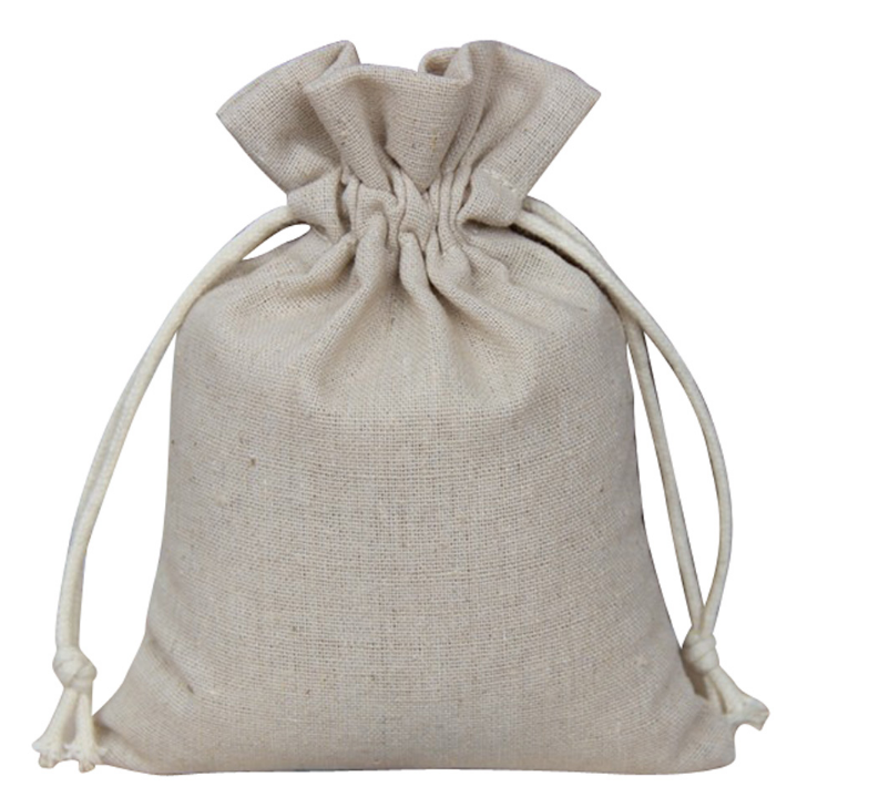 custom color burlap bag