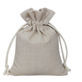 Custom color burlap bag cotton drawstring