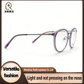 Armações ópticas combinadas de metal TR90 da moda