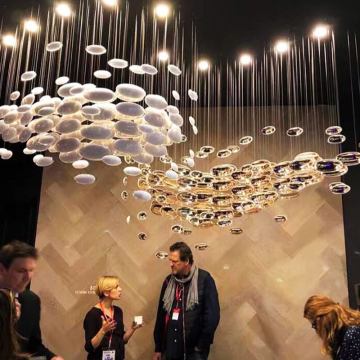 Modern LED Chandelier for Hotel Ballroom Decoration