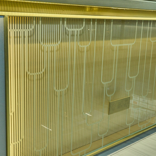 Custom Gold Jewelry Showcases Gold Jewelry Store Showcase Counter Manufactory