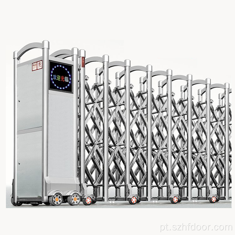Porta de expansão automática de liga de alumínio