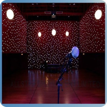 china wholesale led dark blue curtains for concernt/party