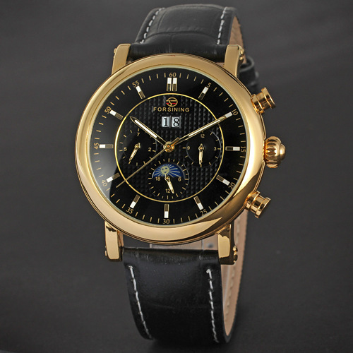 OEM/ODM fashion mens automatic movement date watch