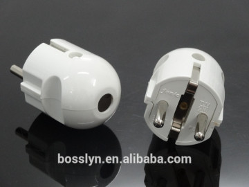Europe CEE7/17 Plug Rewireable Electrical Power cord plug 16A