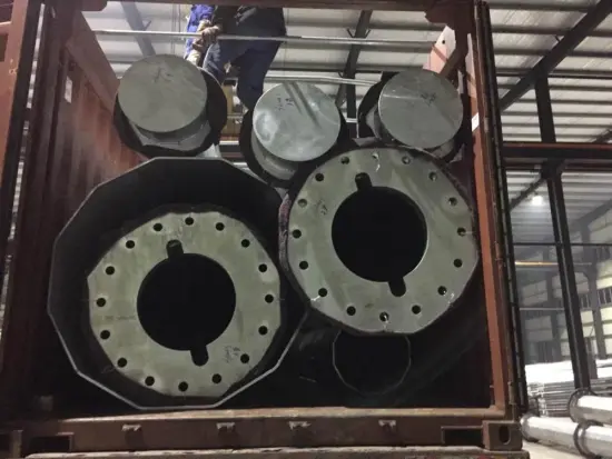 35M High Mast Pole With Led Lighting