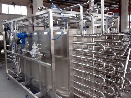 2000L/H Industrial Dairy Milk Drinks Pasteurizer Machine