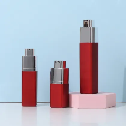 Red Airless Bottle Multiple Specifications Lotion Bottle