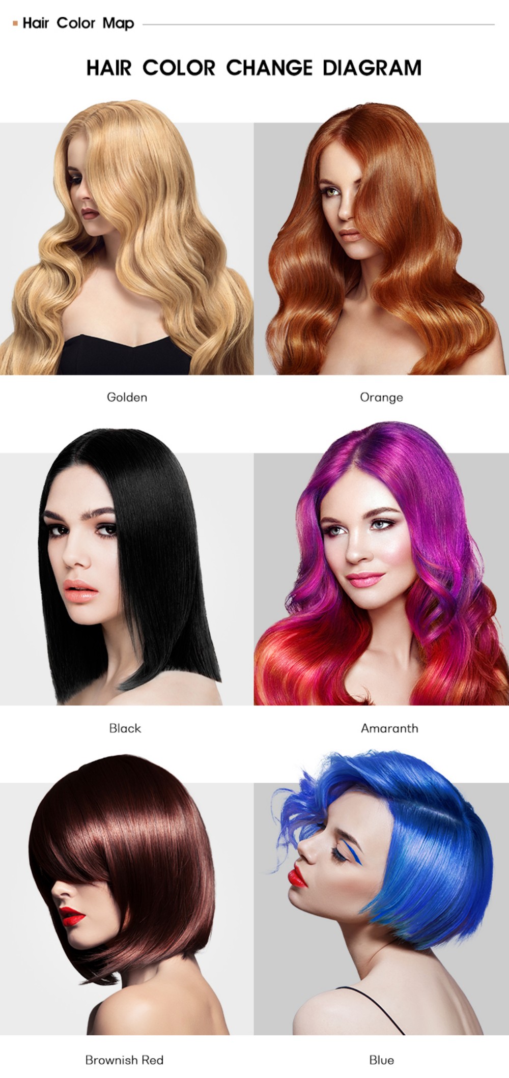 Professional Hair Dye Product Salon Use