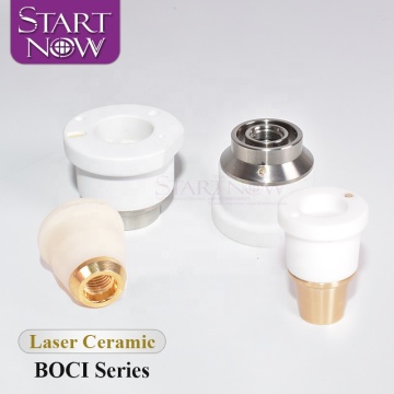 StartNow Boci Μη-Original Laser Ceramics Ring M11*0.75 DIA.41MM HIGHT 34mm Laser Holder Βάση Lasermech με κεραμική οπή "