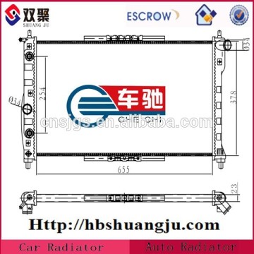 Water tank radiator