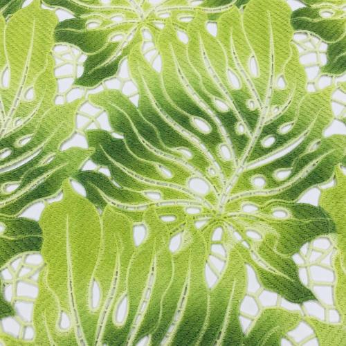Printed Chemical Lace Embroidery Fabric For Dress