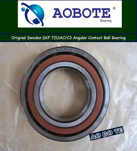 Single Row Angular Contact Ball Bearing Skf 7211ac/c3 With High Speed
