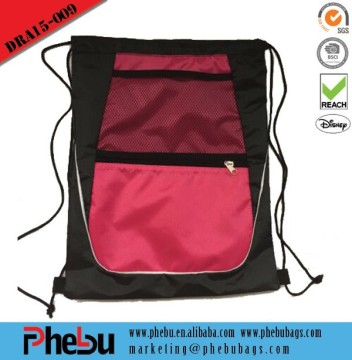 Basic Cinch Pack Drawstring Bag Backpack Bag With Your LOGO Printing(DRA15-009)