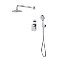 Chrome Wall Mount 3 Piece Shower Faucet