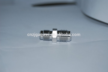 stainless steel union pipe fitting, 1/4 MFL x 5/16 MFL