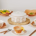 New Design Christmas Ceramic Tableware Set Dinnerware Christmas Decorations Porcelain 2023 Decor