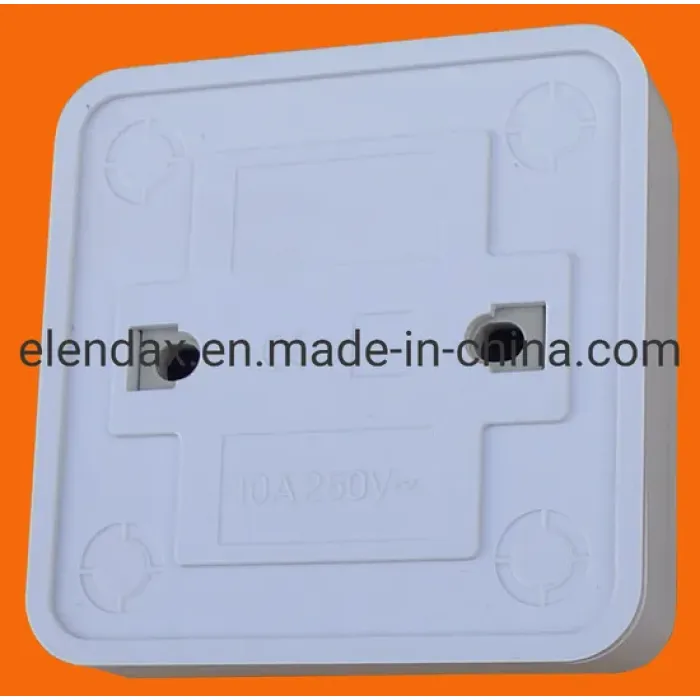 Sakelar Putih Gaya Eropa 10A 250V