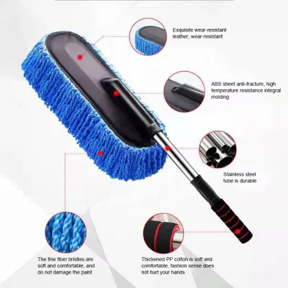 High Quality Microfiber Car Wash Brushes and Telescopic Dust Brushes Wholesaler from China