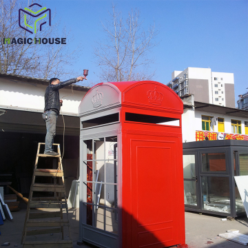 2018 hot sell outdoor antique booth london telephone booth cabinet for sale
