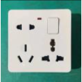 Zócalo del interruptor de la luz eléctrica del hogar 1Gang 8Pin