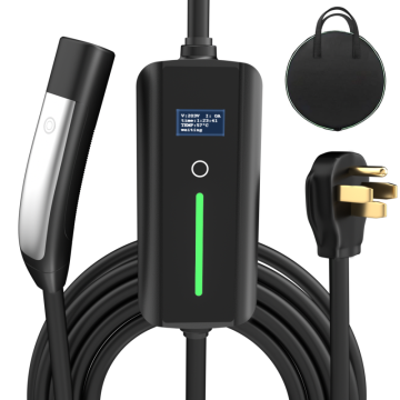 32A Model E EV Charger for Tesla/NACS with 3-Pin CEE Connector, 7kW Level 2 Car Charger