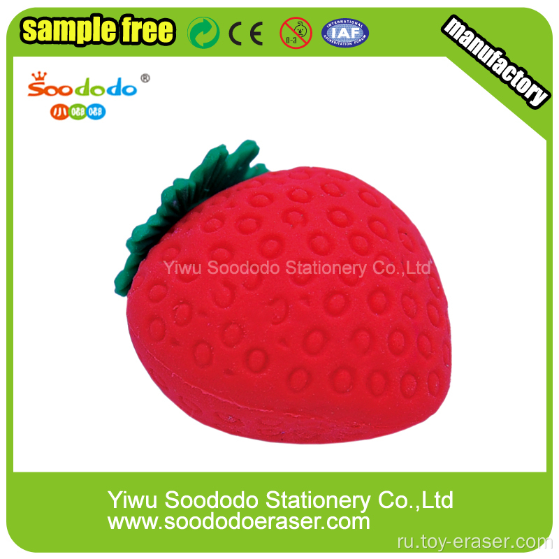 Strawberry Shaped Eraser Promotion, мини-милый ластик