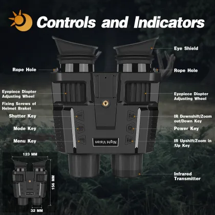 Spina Optics Night Vision Binoculars: 3D Hands-Free Infrared Goggles