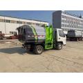 Compact Garbage Truck Automatic Four Wheel Rubbish Truck