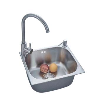 Factory Direct Chrome Single Bowl 304 Stainless Steel Undermount Kitchen Sink for Home and Restaurant