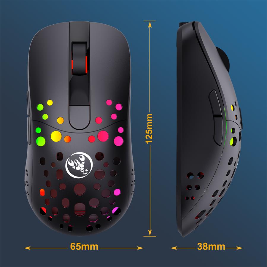 gaming mouse with holes 