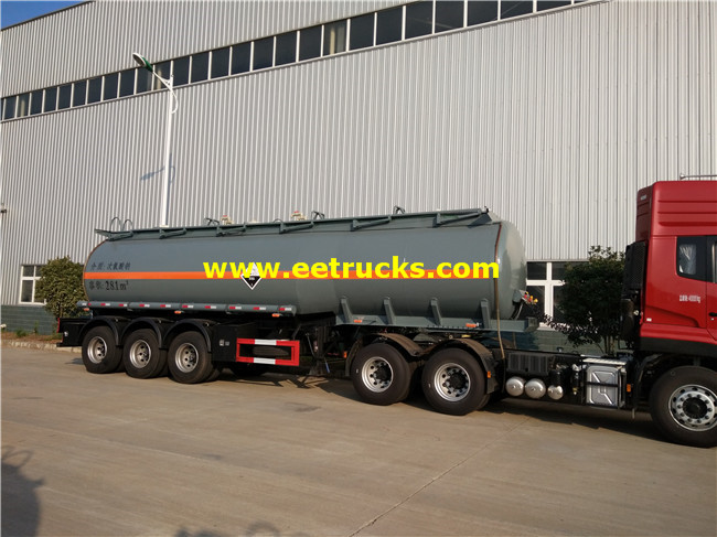 7500 Gallons Sodium Hypochlorite Tank Trailers