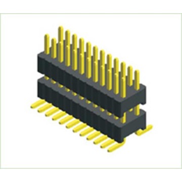 1,27 mm de cabeçalho de pino dupla linha de plástico duplo conector SMT