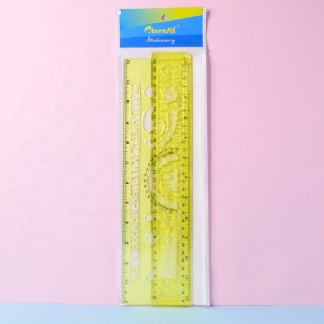 Customized 30cm Stencil Plastic Alphabet Ruler Set for Students